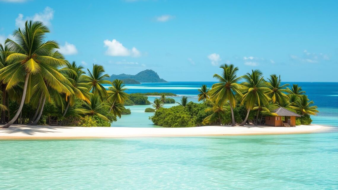 Penrhyn: Atoll im nördlichen Teil der Cookinseln Penrhyn: Atoll im nördlichen Teil der Cookinseln